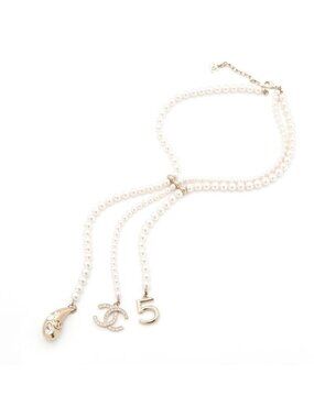 Chanel Choker Gold Rhinestone Coco Mark